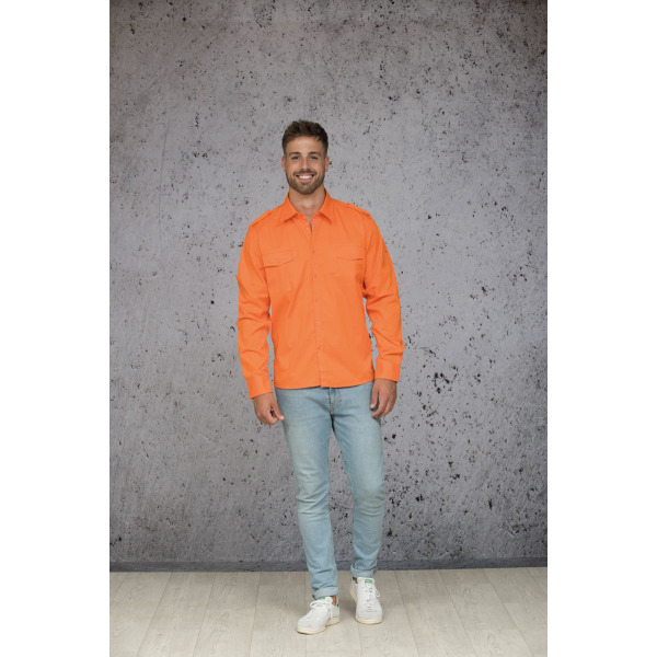 L&S Shirt Twill LS for him