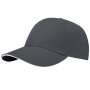 Topaz 6 panel GRS recycled sandwich cap - Storm grey