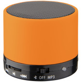 Duck cilinder Bluetooth® speaker met rubberen afwerking - Oranje