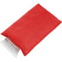 ABS ice scraper and polyester glove Doris red