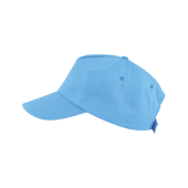 Cap 5 panel basic met klittenbandsluiting