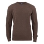 *Blakely knitted sweater heren bruin mél xl