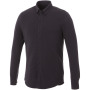 Bigelow long sleeve men's pique shirt - Storm grey - XXL