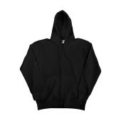 Hooded Full Zip Men - Black - 5XL