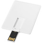 Slim creditcard-vormige USB 2GB - Wit