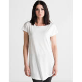Loose Fit T Dress - White - S