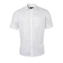 Men's Shirt Shortsleeve Micro-Twill - white - M
