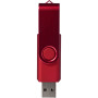 Rotate-metallic USB 2GB - Rood