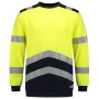 Sweater Multinorm Bicolor 303002 Fluor Yellow-Ink XS