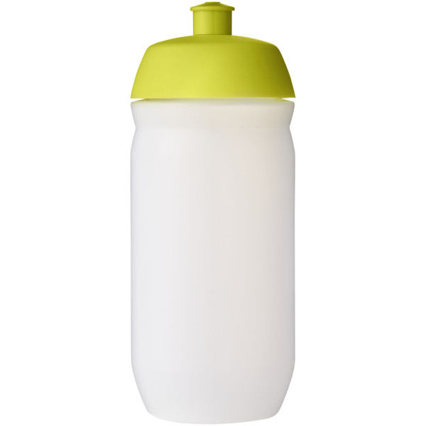 HydroFlex™ Clear 500 ml squeezy sport bottle - Lime/Frosted clear
