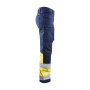 Dames High Vis werkbroek met stretch