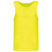 Herensporttop Fluorescent Yellow XS