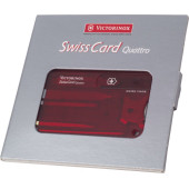 Nylon Victorinox SwissCard Quatro multitool zwart