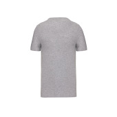 T-shirt ronde hals korte mouwen Light grey heather M