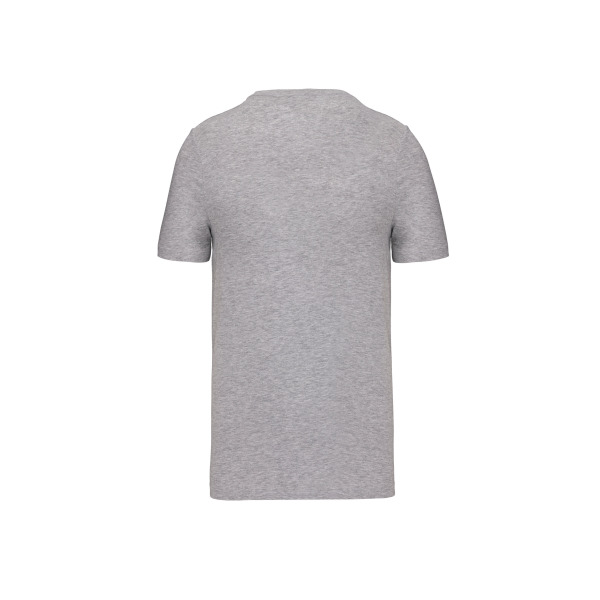 T-shirt ronde hals korte mouwen Light grey heather M