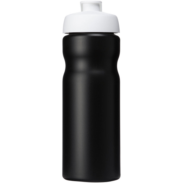 Baseline® Plus 650 ml sportfles met kanteldeksel - Zwart/Wit