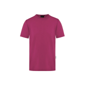 TM 9 Men's Workwear T-Shirt Casual-Flair, from Sustainable Material , 51% GRS Certified Recycled Polyester / 46% Conventional Cotton / 3% Conventional Elastane - fuchsia - 2XL