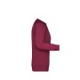 Ladies' Sweat - burgundy-melange - S