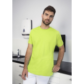 TM 9 Men's Workwear T-Shirt Casual-Flair, from Sustainable Material , 51% GRS Certified Recycled Polyester / 46% Conventional Cotton / 3% Conventional Elastane - kiwi - M