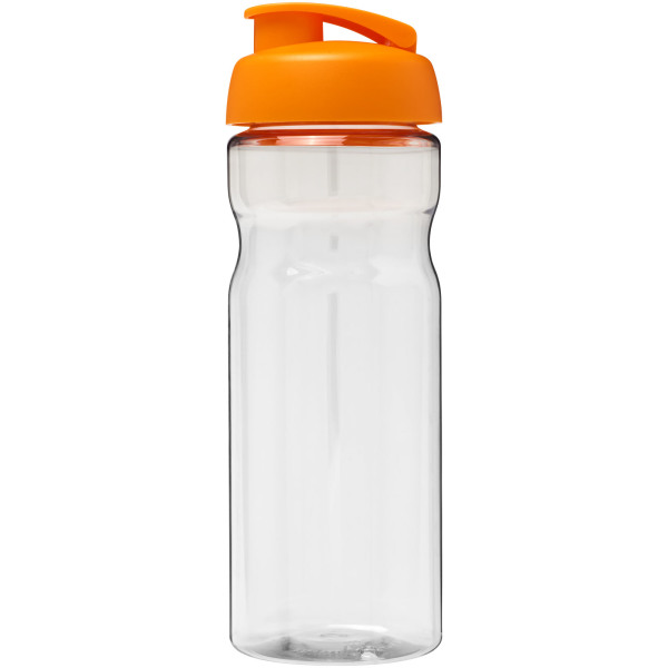 H2O Active® Base 650 ml flip lid sport bottle - Transparent/Orange