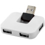 Gaia 4 poorts USB hub - Wit