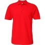Herenpolo Softstyle Dubbele piqué Red S