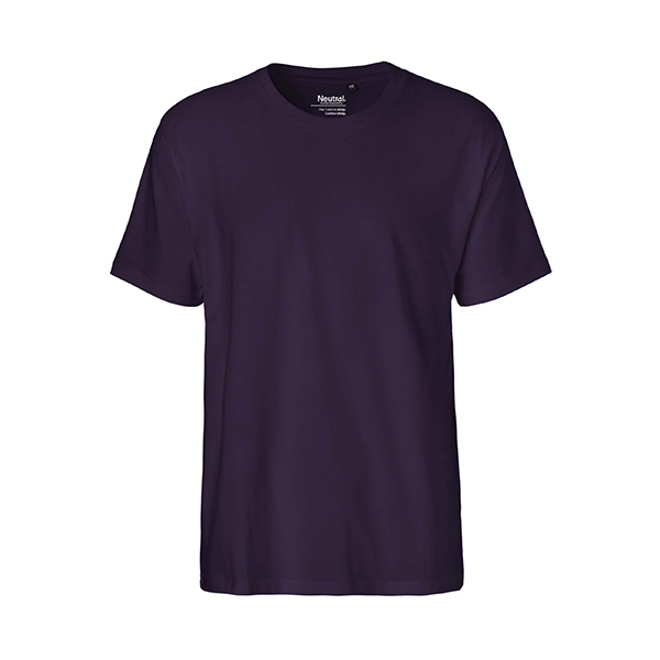 Neutral mens classic t-shirt-Purple-S