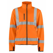 6105 Light Softshell Sweatshirt Orange/Black 3XL