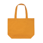 Impact Aware™ recycled canvas shopper met vakje 240gsm, oranje