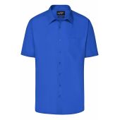 Men's Business Shirt Short-Sleeved - royal - 6XL