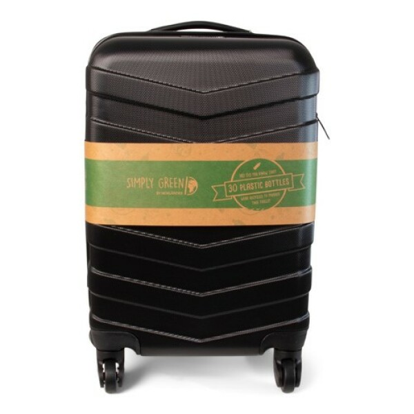 Handbagage koffer RPET zwart