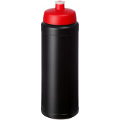 Baseline® Plus grip 750 ml sportflaska med sportlock - Svart/Röd