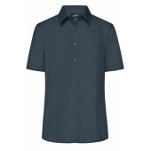 Ladies' Business Shirt Short-Sleeved - carbon - 3XL