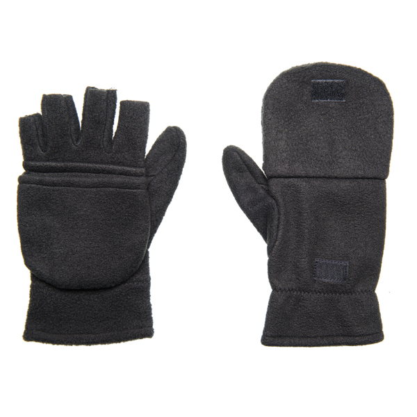 Half-vinger fleece handschoenen