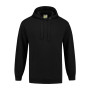 L&S Sweater Hooded Black-S