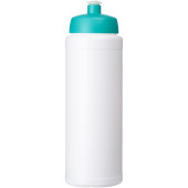Baseline® Plus 750 ml flaska med sportlock - Vit/Aqua