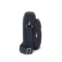 Katoenen handtas met schouderriem Navy One Size