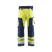 High Vis Geel/Marineblauw