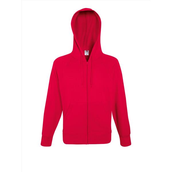 FOTL Lightweight Hooded Sweat Jacket, Red, M