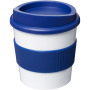 Americano® Primo 250 ml beker met grip - Wit/Blauw