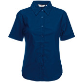 Lady Fit Oxford Shirt Short Sleeves (65-000-0) Navy XL