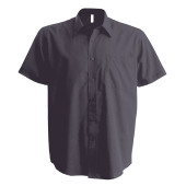 Men's short-sleeved cotton poplin shirt Zinc XS
