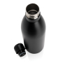 Unikleur vacuum roestvrijstalen fles 1L, zwart