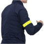 RFX™ reflecterende slap wrap pvc van 38 cm - Neongeel