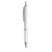 Move white balpen metalen clip blauwe inkt