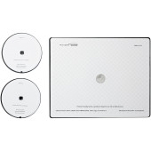 Brite-Mat® combiset 2 van muismat en onderzetter - Zwart