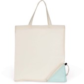 Opvouwbare shopper Natural / Navy Blue One Size
