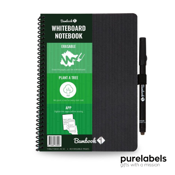 Bambook uitwisbaar notitieboek softcover whiteboard