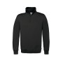 B&C ID.004 Cotton Rich Zipsweater Black 3XL