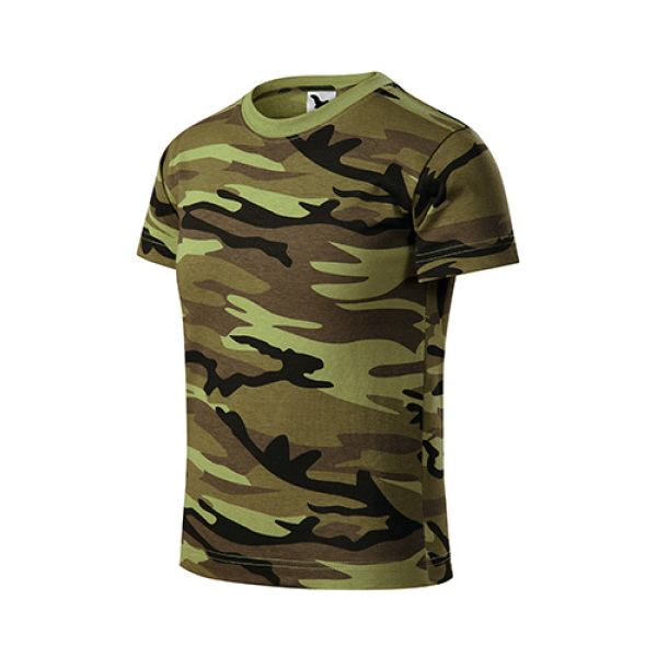 Kinder camouflage t-shirt bedrukken 100% katoen